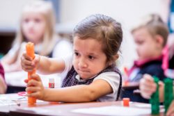 girl building