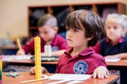 boy at desk