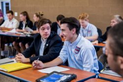 boys at desk