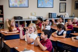 kids in class